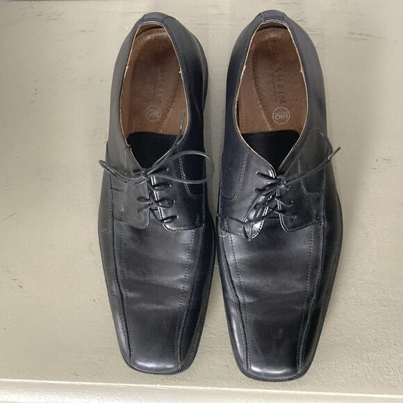 Florsheim Men\'s Sz 11.5 D Corbetta Bike Toe Oxford Shoes 14039-001 Black Leather main image 8